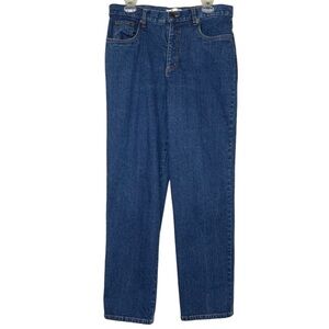 Chadwicks Jeans Womens 14 Blue Denim Real Comfort High Rise Cotton Spandex Blend